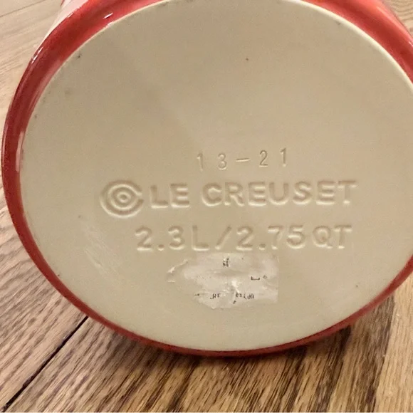 Le Creuset Red Utensil Crock 2.3L 2.75Qt G - Picture 5 of 5